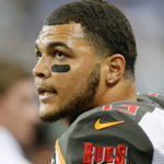 Mike Evans ends his protest.