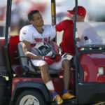 “Hey Jude” to have an MRI and Brent Grimes carted off practice field.