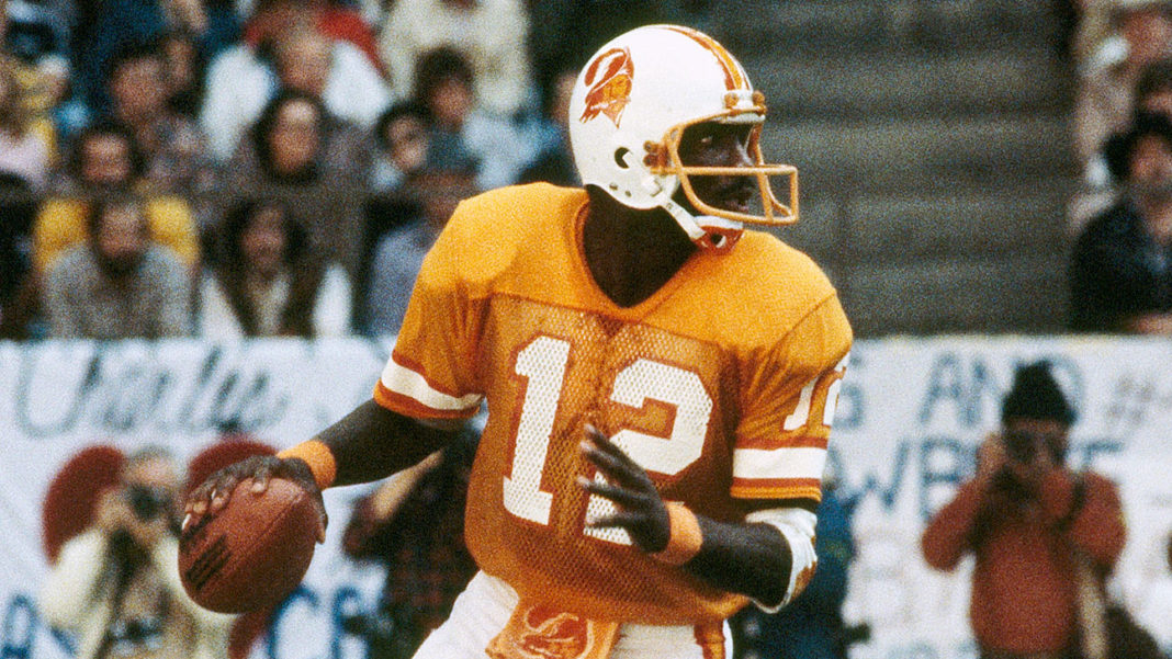 Doug Williams led the Bucs to three playoff appearances from 1978 to 1982. Tampa had 12 consecutive seasons of double-digit losses after his departure. Pete Leabo/AP Photo