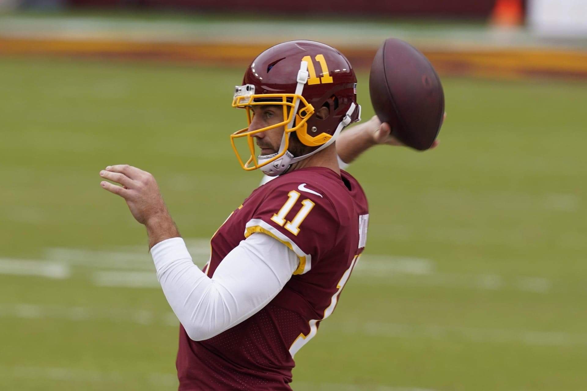 Washington quarterback Alex Smith/ via Steve Helber/Associated Press