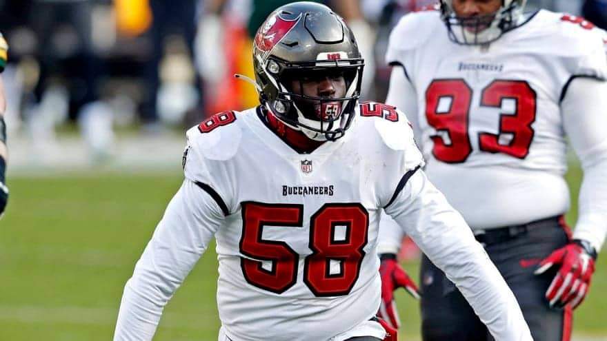 Tampa Bay Buccaneers outside linebacker Shaquil Barrett Jeff Hanisch-USA TODAY Sports
