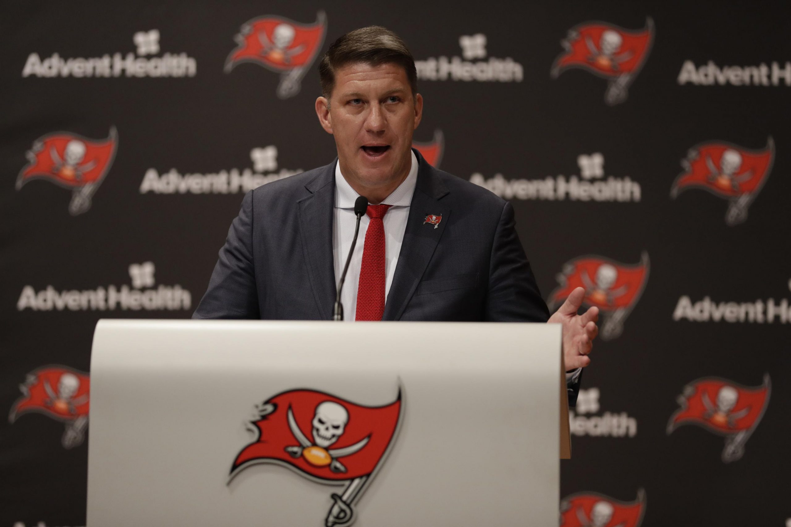 Tampa Bay Buccaneers general manager Jason Licht / via Associated Press