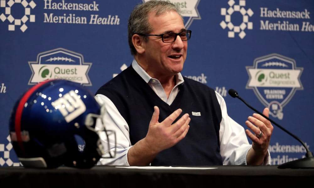 New York Giants general manager Dave Gettleman/via USA Today