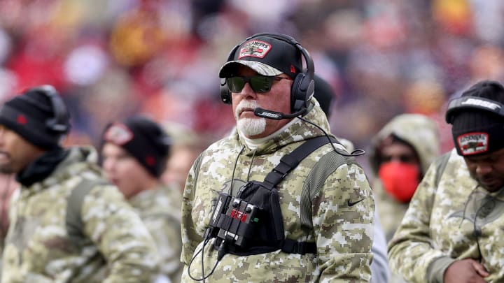 Tampa Bay Buccaneers head coach Bruce Arians/via Getty Images