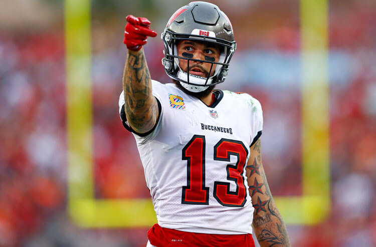 Buccaneers wide receiver Mike Evans/via USA TODAY Sports