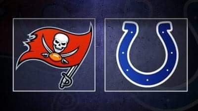 Tampa Bay Buccaneers vs. Indianapolis Colts/via lineups.com