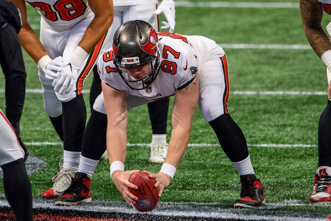 Tampa Bay Buccaneers long snapper Zach Triner will play in the Super Bowl today against the Kansas City Chiefs/via Associated Press