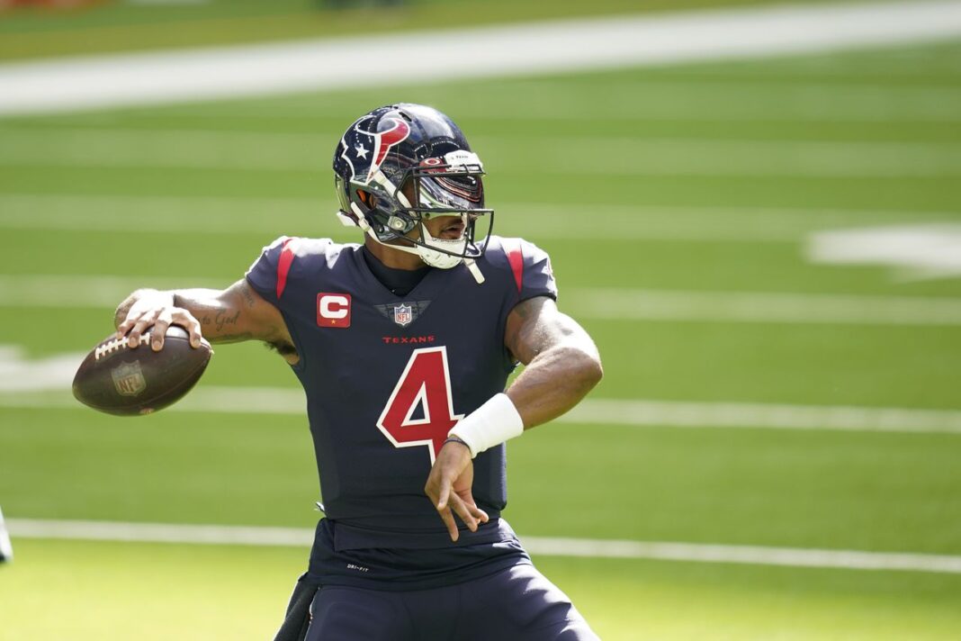 Could the Buccaneers be in the mix for Houston Texans' quarterback Deshaun Watson?/via Associated Press