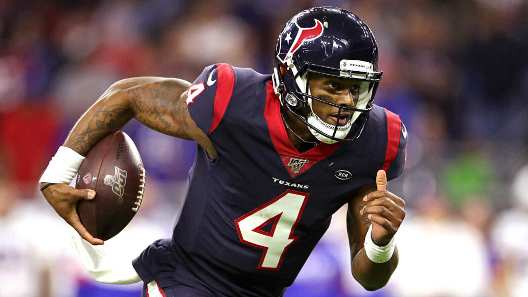 The Buccaneers are reported to have interest in trading for Houston Texans' quarterback Deshaun Watson/via The Sporting News