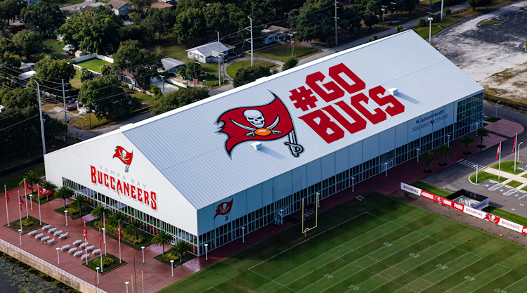 AdventHealth Training Center home of the Tampa Bay Buccaneers training camp/via buccaneers.com