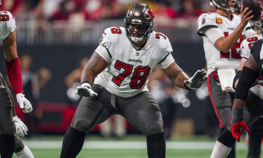 Buccaneers' offensive tackle Tristan Wirfs/via USA Today