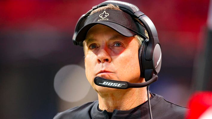 Could the Buccaneers trade for the rights of former Saints' head coach Sean Payton? / via Getty Images