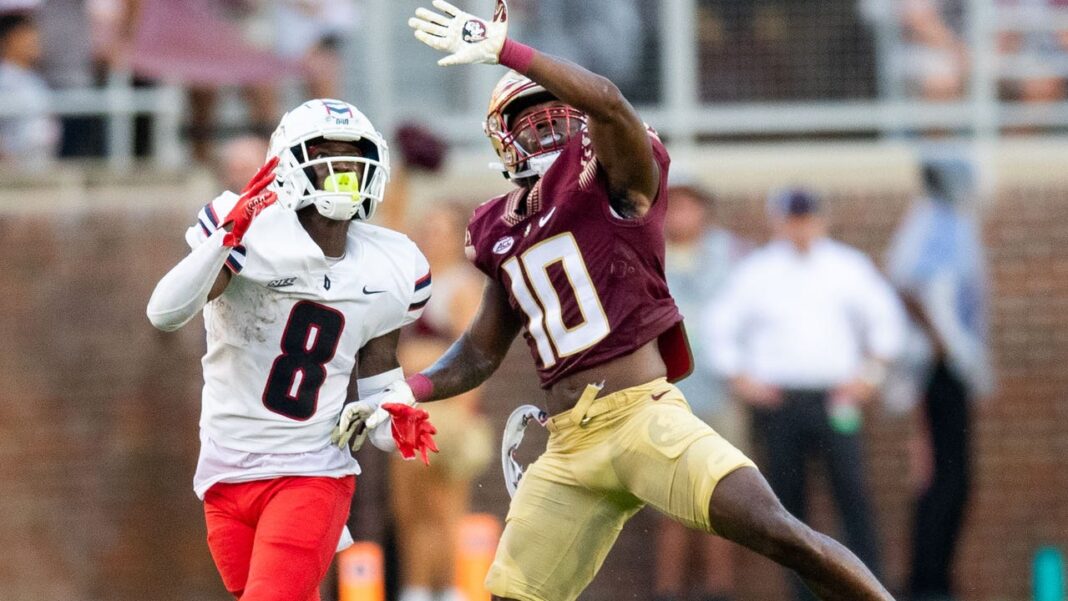Florida State's Jammie Robinson looks to move up the NFL draft boards / via seminoles.com