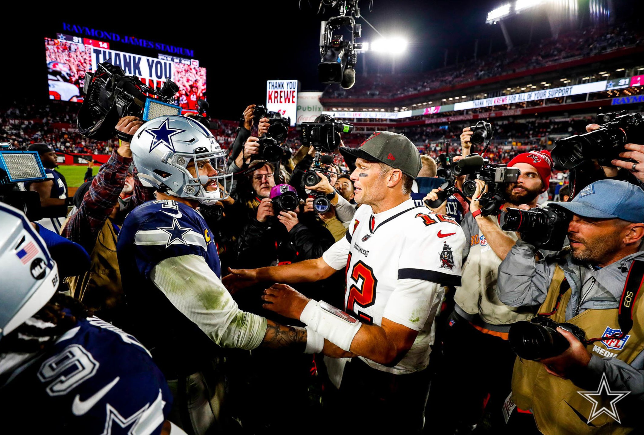 Buccaneers' quarterback Tom Brady / via Associated Press