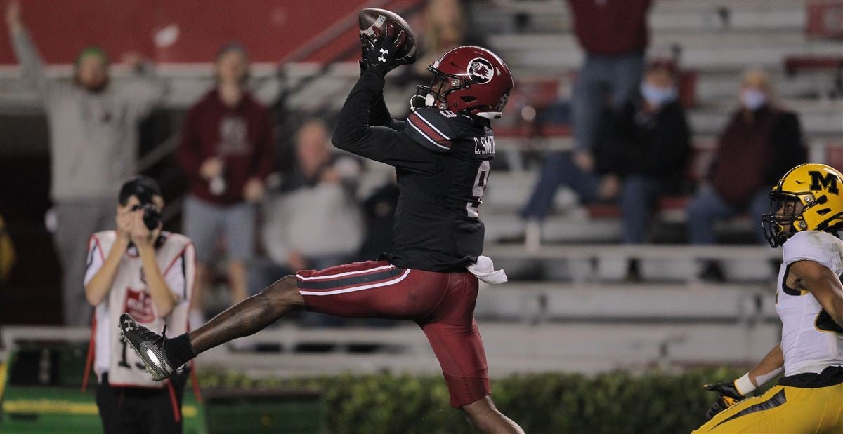 University of South Carolina defensive back Cam Smith could be a target for the Tampa Bay Buccaneers I'm this year's NFL draft / via 24/7 Sports