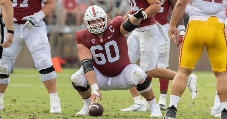 Stanford's Drake Nugent is moving up some experts draft boards / via David Madison/Getty Images