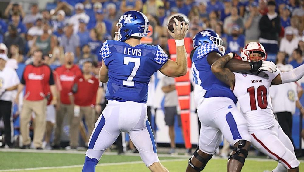 Kentucky quarterback Will Levis is moving up several NFL draft big boards / via NCAA