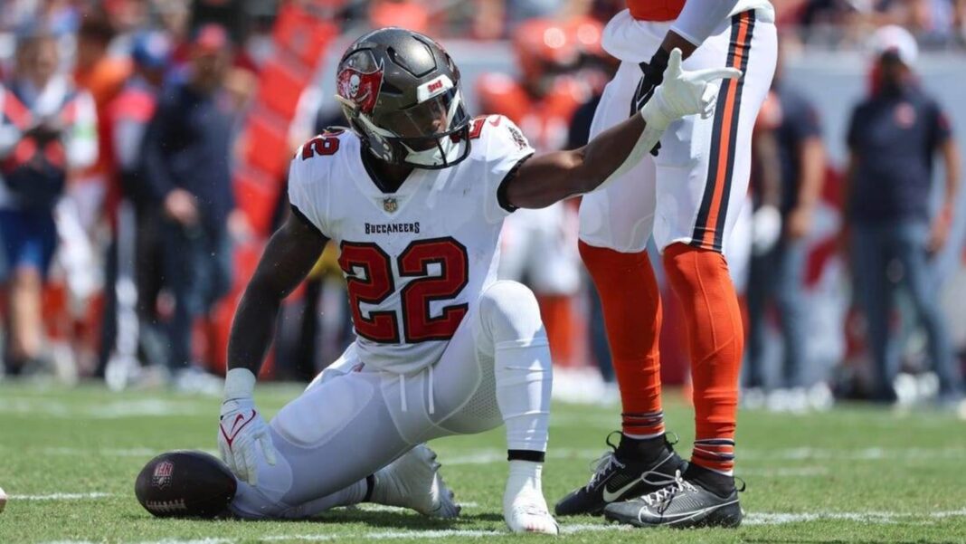 Buccaneers' running back Chase Edmonds / via USA Today Sports