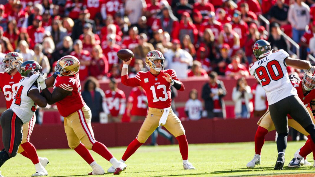 San Francisco 49ers quarterback Brock Purdy has the Buccaneers number again / via 49ers.com